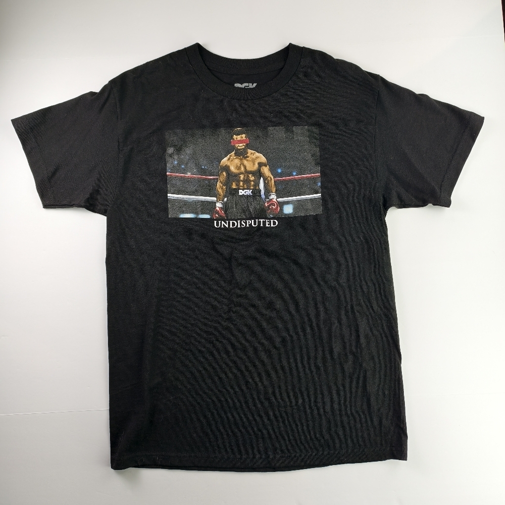 DGK Black “Undisputed” Boxing Graphic Tee Urban Streetwear Style (M)